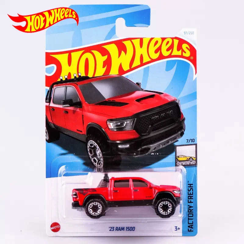 2024D Original Hot Wheels Car 23 RAM 1500 Toys for Boys 1/64 Diecast Voiture Alloy Model Factory Fresh Juguetes Birthday Gift