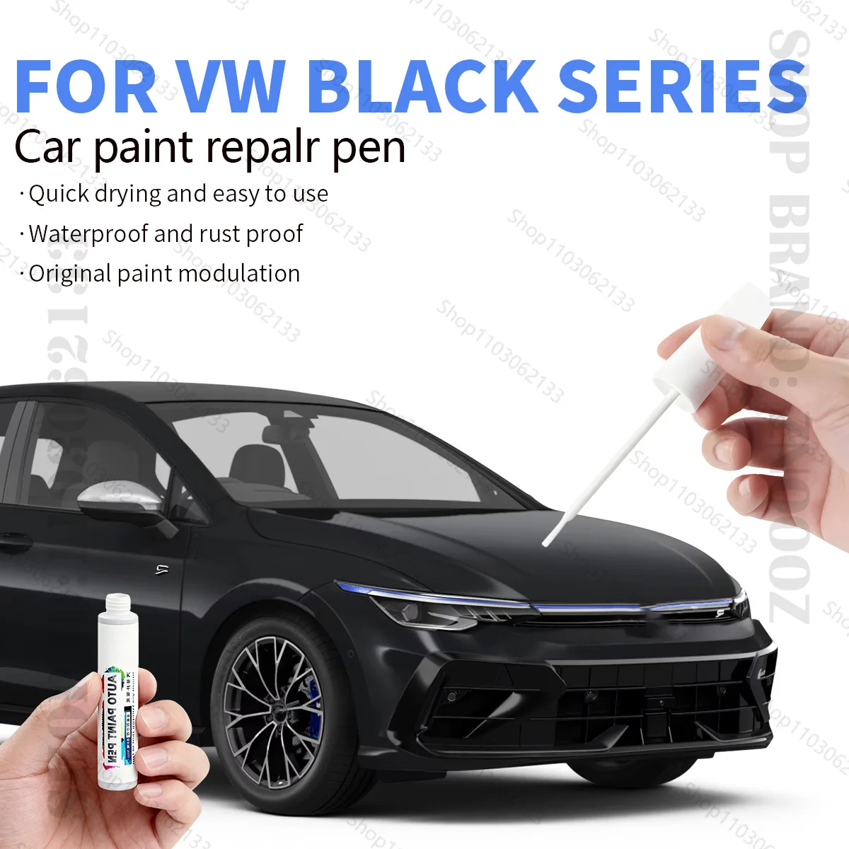 

Ручка для ремонта автомобильной краски Volkswagen, средство для удаления царапин, автоаксессуары «сделай сам», черный LZ9Y C9X LB7R LC9X LC9Z