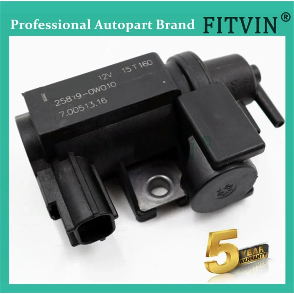 258190W010 25819-0W010 Car Vacuum Regulating Valve Turbo Solenoid Valve for Lexus GS IS NX RC RX TOYOTA AURIS C-HR New FITVIN