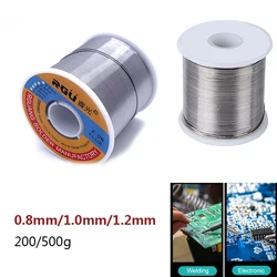 200/500G Low Temperature  Solder Wire 0.8/1.0/1.2mm Rosin Tin Solder Wire Core Flux for BGA Welding Tin Soldering Accessories