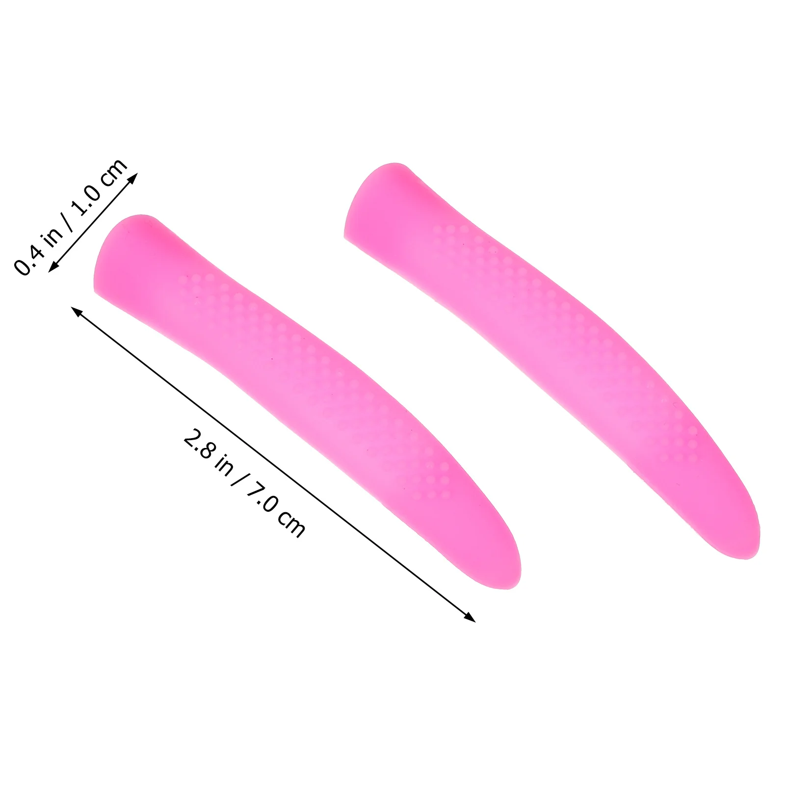 Anti-Slip Cuticle Scissor Handle Cover Silicone Grip For Nail Trimmer Professional Salon Home Use Tool Accessory
