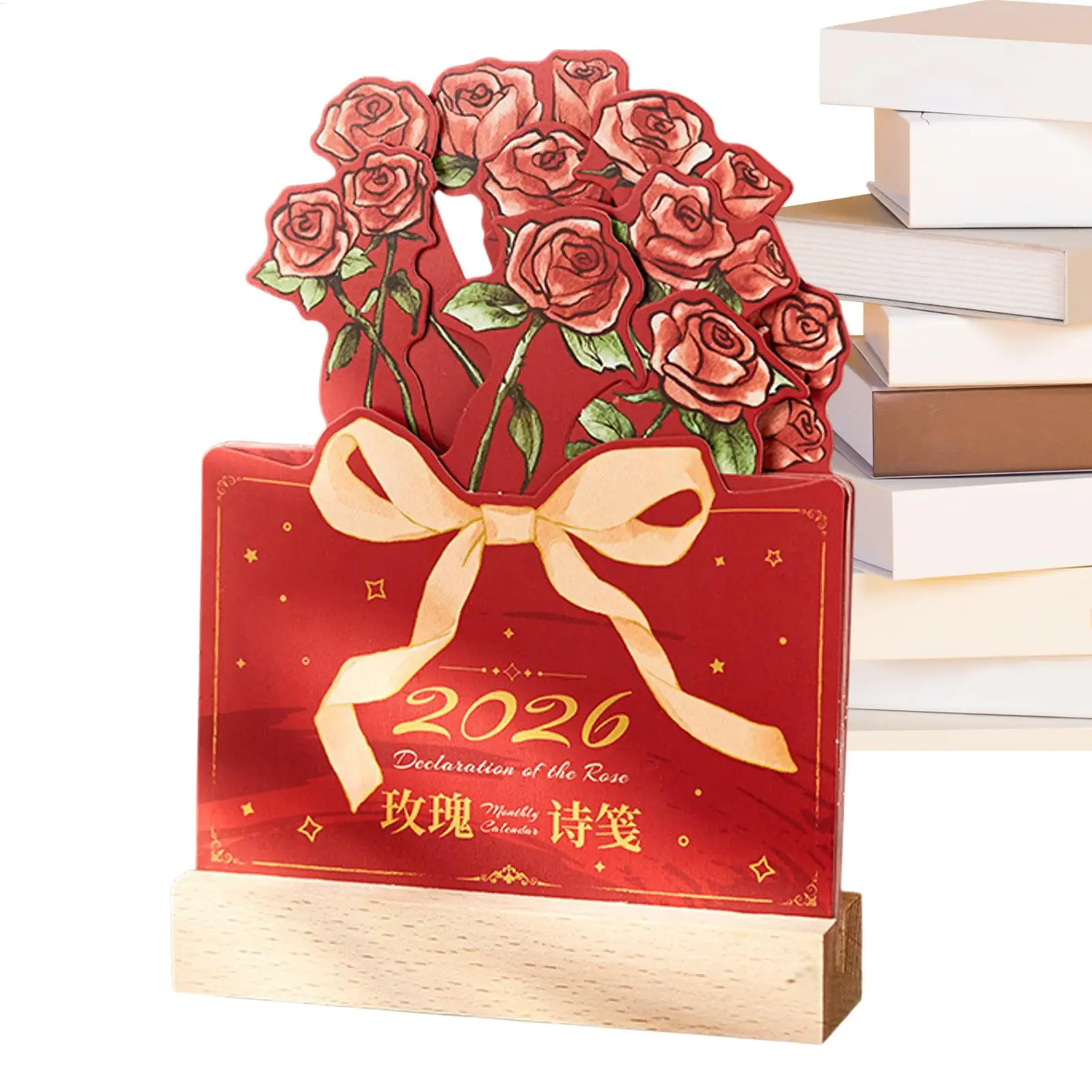 

Desktop Calendar 2026 Weekly Monthly Wooden Base Vintage 2026 Calendar Deck Decor For Agenda Appointment Planning New Year