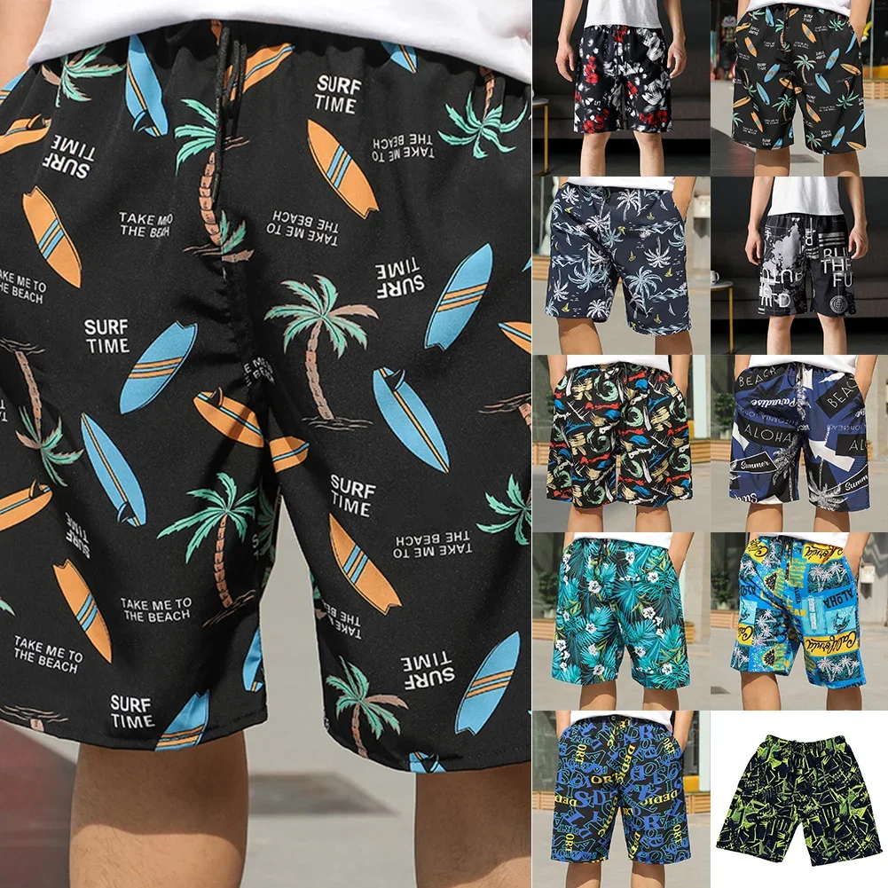 For Beach Activities Knee Length Swimwear Cool Streetwear Pants Beach Party Swim Training A B Straight Pants Style