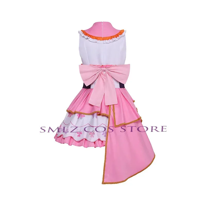 Anime More More JUMP Cosplay PJSK Momoi Airi Cosplay Costume Wig Sing Song Dress Halloween Party Dress Lolita Suit for Woman