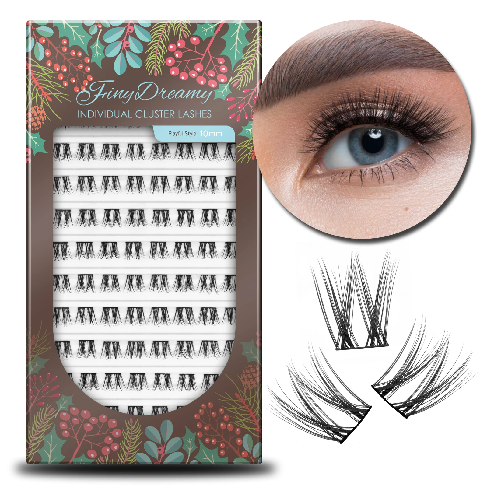 DIY Clusters Eyelashes Extension Individual Cluster Lashes False Segmented Fake Lashes Professional