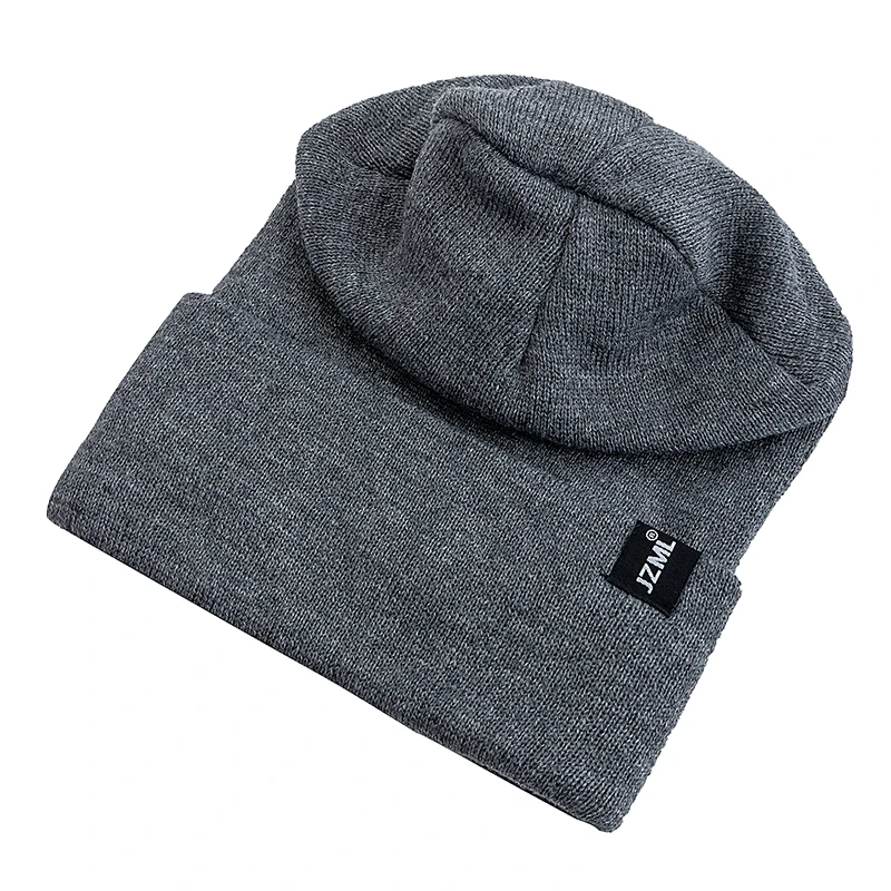 Neue Stil JZML Brief Plüsch Satin Gefüttert Antistatische Beanie Hut Herbst & Winter Hüte Für Männer Und Frauen Outdoor gestrickte Hüte – Detail 8