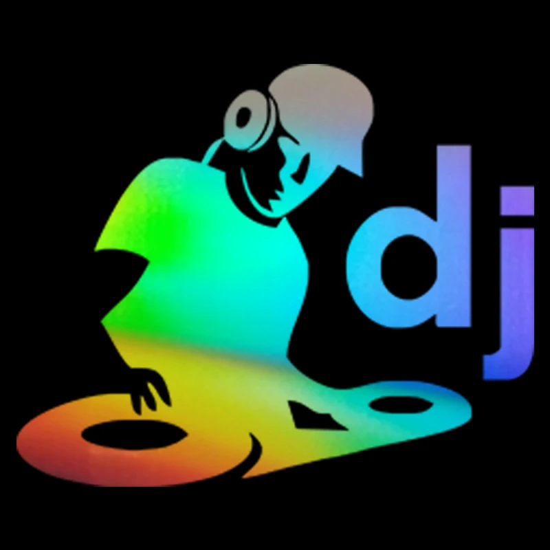 

DJ Music Window Wall Home Glass Door Car Sticker Laptop Auto Truck Vinyl Decal Car Sticker Decor Gift M55