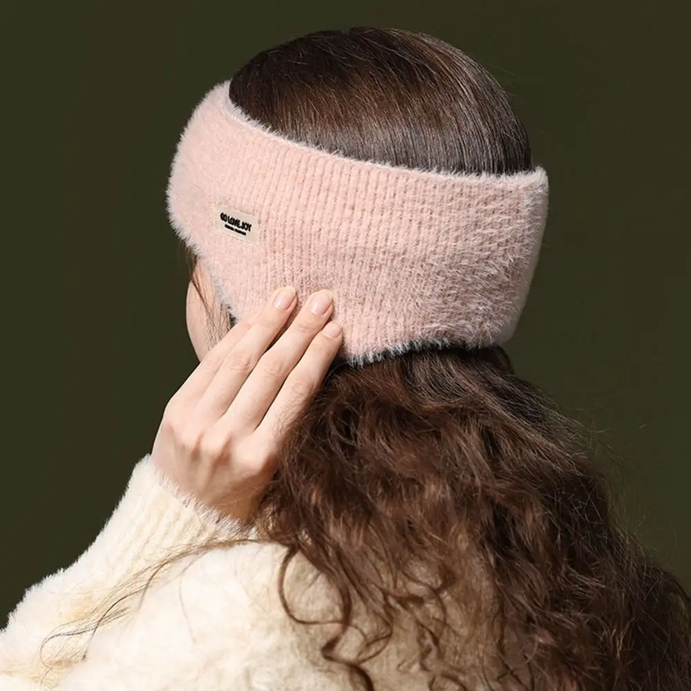 Nova capa de orelha cabeça desgastada earmuffs orelha mais quente à prova de vento malha quente earmuffs proteção fria faixas de cabelo esportes ao ar livre