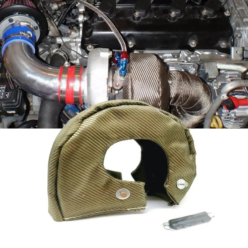 

Turbo Blanket Turbo Protection Cover Heat Shield Cover Turbocharger Insulation Covers Titanium Fiber Turbine Insulation Boot