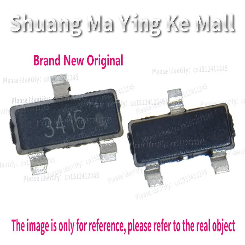 10PCS NCE3416 3416 MARK:3416* SOT23 N-Channel 6.5A 20V Enhancement Mode Power MOSFET CHIP New Original