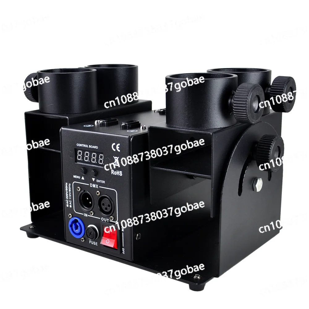 

4-головная цветочная машина консьжа, 4 трубки, цветная бумага, радуга, машина для сценического освещения, машина для распыления бумаги