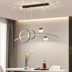 Restaurant Pendant Lights, Modern and Minimalist Bar Lighting Fixtures Long Table Lights Creative Restaurant