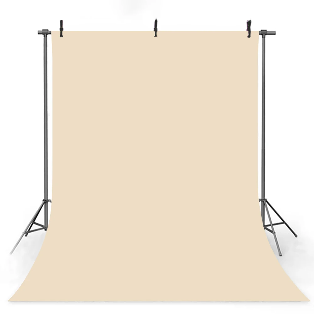 Beige Photography Backdrop Solid Color Photo Peach Background For Photographers Studio