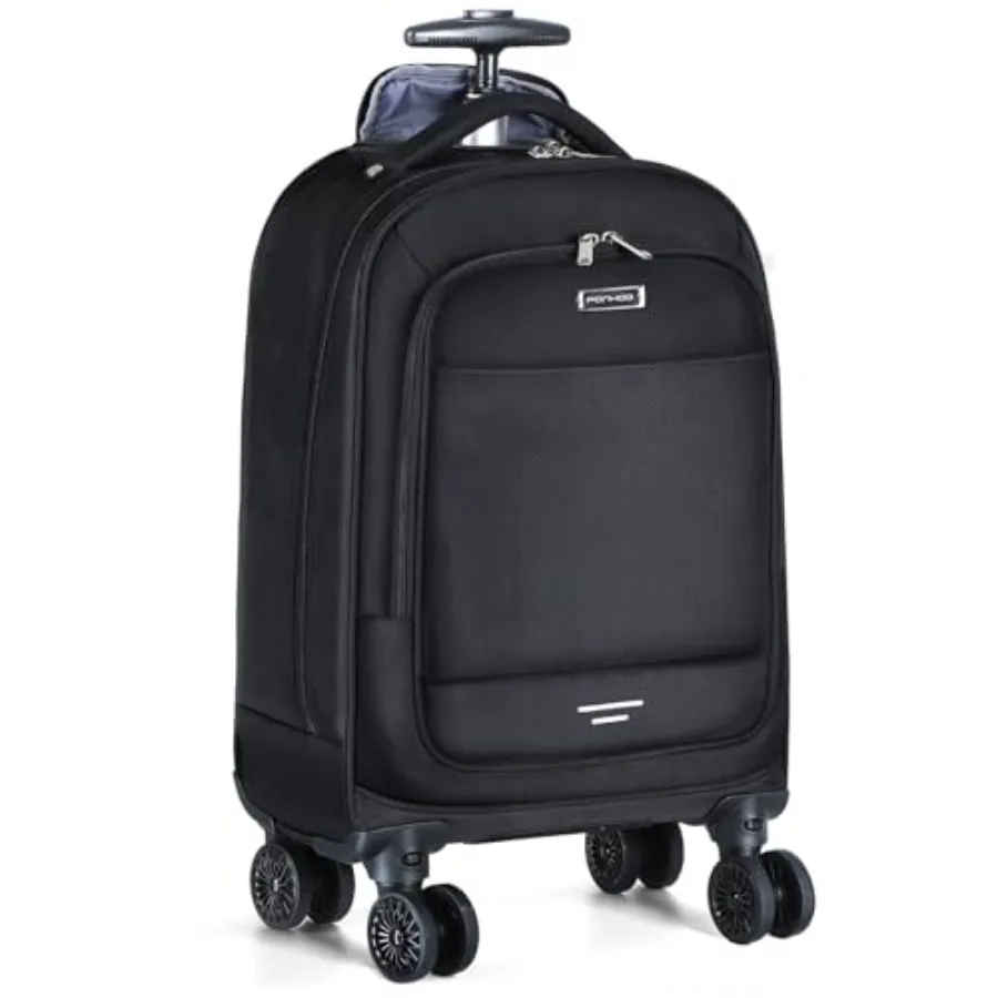 

Rolling Backpack, 15.6 inch Laptop Backpack with 4 Spinner Wheels, Carry on Travel Backpack Water Resistant Wheeled Backpacks f