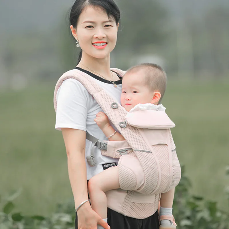 

Aimama Breathable Baby Carrier, Baby Carrier, Upgraded Multi-Function