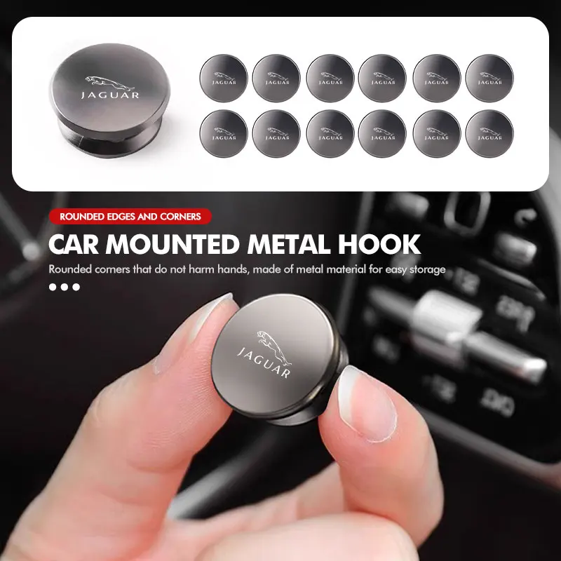 Для автомобиля Jaguar Многофункциональные мини-крючки Внутренний держатель для хранения Автоаксессуары XK S-Type F-Type X-Type F-Pace I-Pace E-Pace