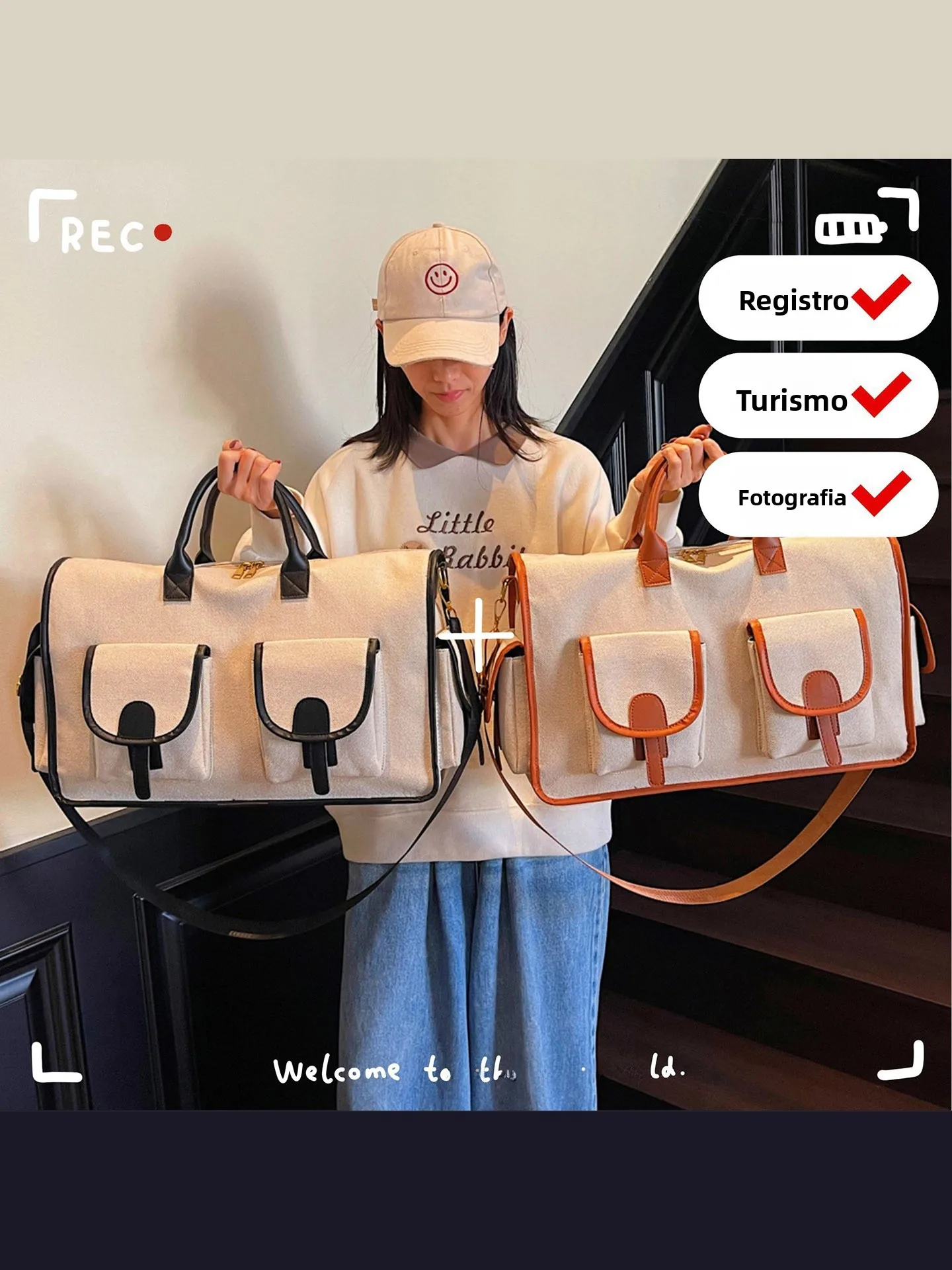 large-capacity-portable-folding-handheld-luggage-bag-travel-bag-for-women-short-business-trip-check-in-bag-2026-new-model