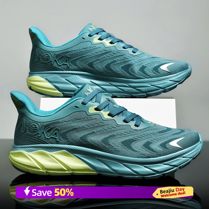 أحذية ماراثون للرجال للجري، أحذية رياضية خارجية قابلة للتنفس، أحذية رياضية خفيفة الوزن للرجال، أحذية تدريب رياضية مريحة #4