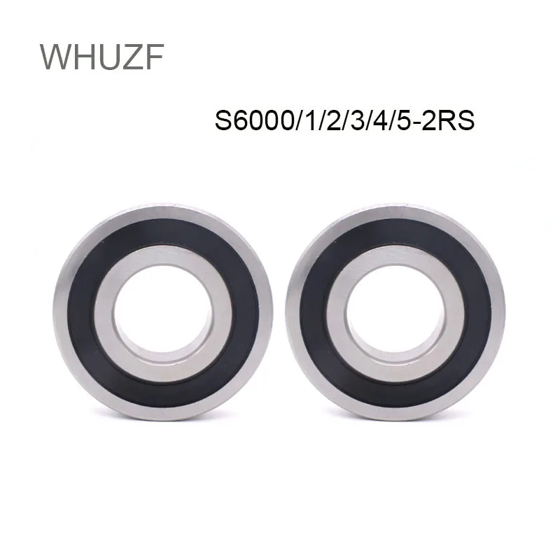 

WHUZF 5/10PCS S6000RS S6001-2RS S6002 RS S6003 S6004 S6005 2RS RS Deep Groove Ball Bearing ABEC-7 Stainless Steel Ball Bearings