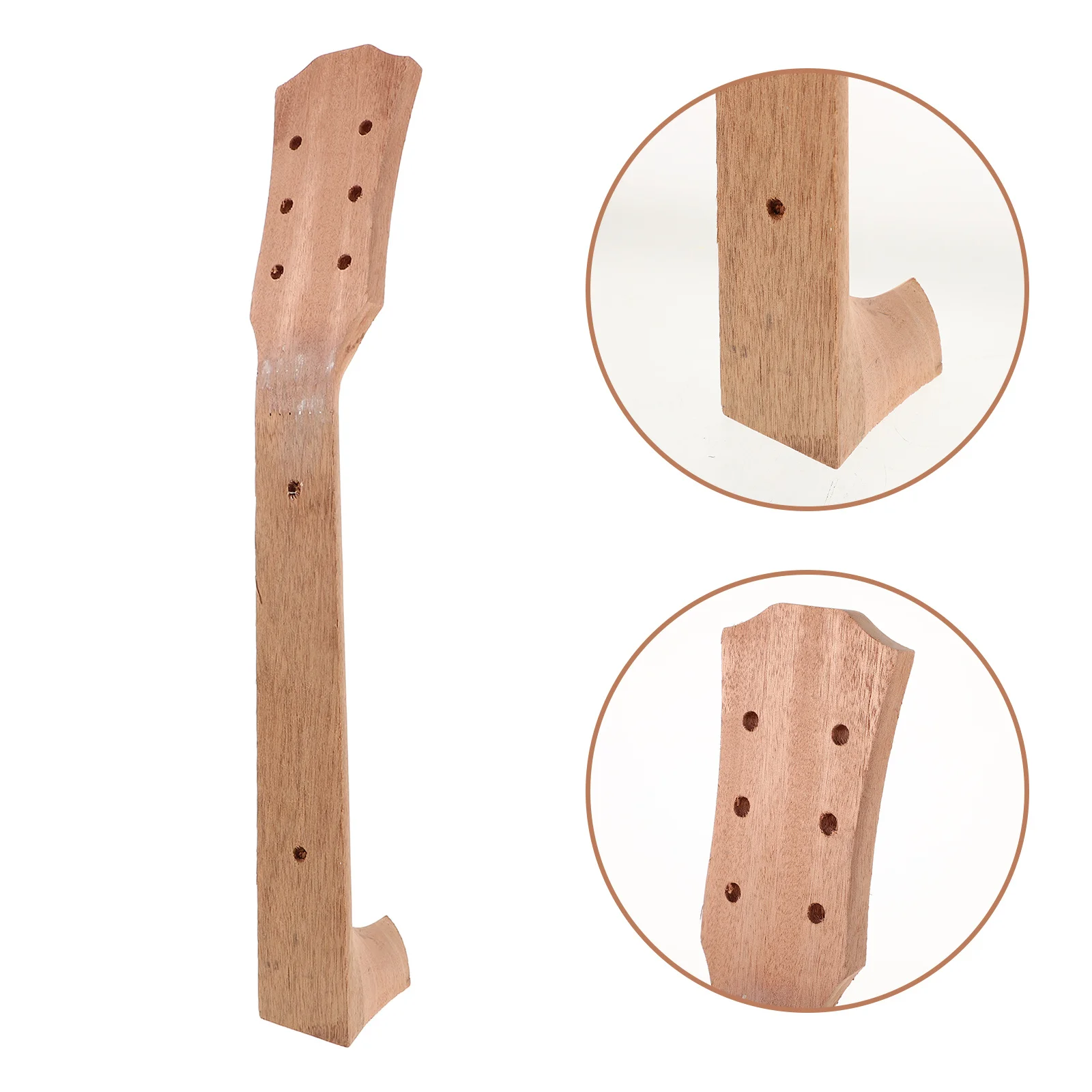 Guitar Neck Roasted Maple Half Paddle Headstock Rosewood Fingerboard Replacement for DIY Acoustic Classical Guitar Making