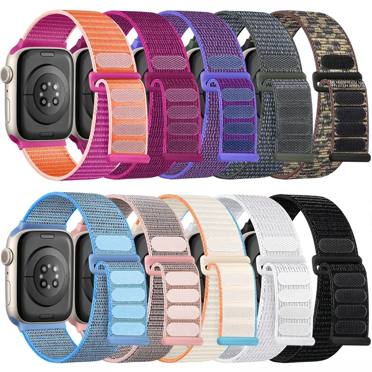 

Нейлоновая петля для ремешка Apple Watch Ultra2 49 мм 44 мм 40 мм 45 мм 41 мм 42 мм Браслет iwatch Serie apple watchband 9 8 se 7 6 5 3