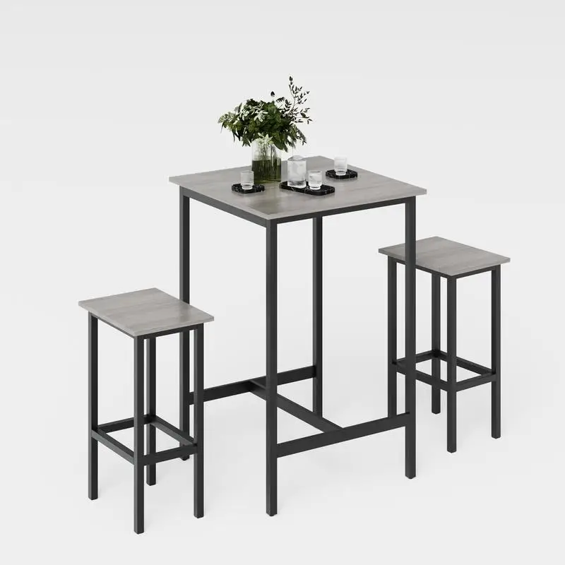 Grey Bar Table Set … - image
