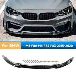 CS StyleFront Bumper Lip Splitter Diffuser Spoiler for BMW M3 F80 M4 F82 F83 2015-2020 Car Accessory Lower Bumper Guard