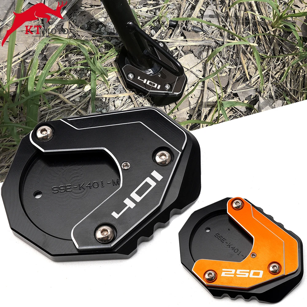 

Motorcycle CNC Kickstand Foot Side Stand Extension Pad Support Plate For Husqvarna Svartpilen 401 250 VITPILEN 401 2018-2023