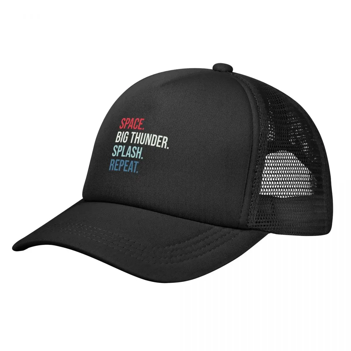 Espacio Big Thunder Salpicaduras Repetir Gorra de béisbol para hombre y mujer, sombrero para el sol, Golf