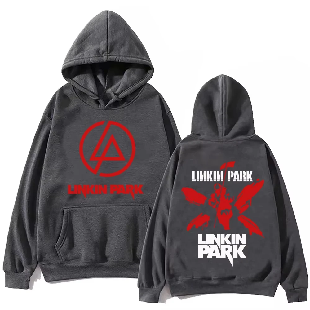 

Streetwear Hip Hop LinkinPark Hoodie Harajuku Pullover Popular Music Sweatshirt Fans Gift Hoodies Men Casual YK2 Oversized Tops