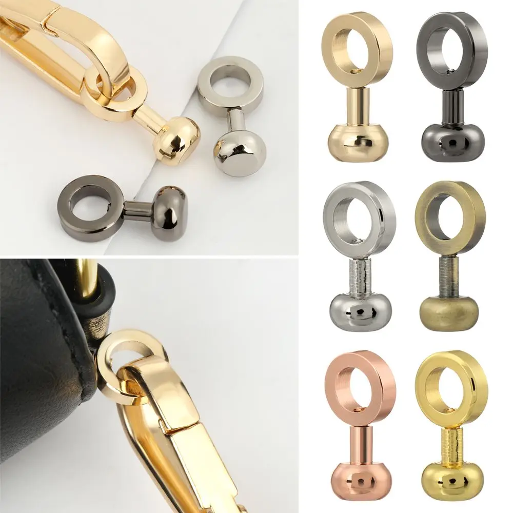 1/2pcs Pure Copper Accessories Bag Zipper Handbag Repair Kit Chain Buckle Replace Hardware Buttons Transform Buckles