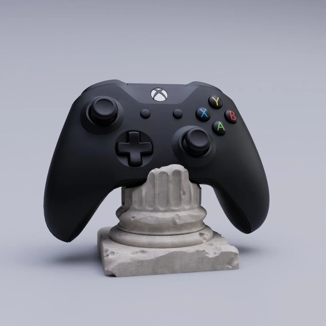 Creative 3D Printed Controller Stand Marble Style Game Controller Holder Sturdy Base Display Stand Gift for Gamers Home Decor