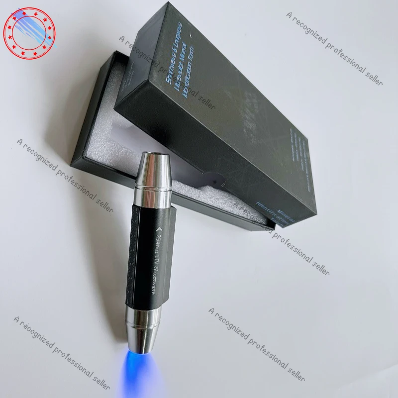 KK linterna UV de onda corta 254nm 365nm 395nm sellos de tintas invisibles notas Detector de fósforo UVA UVC linterna LED de luz negra