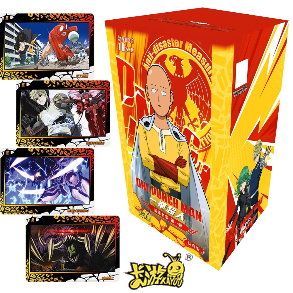 

Kayou Genuine ONE PUNCH MAN Cards Collection for Children Hot Blooded Adventure Humor Peak Hero UR Cards Hobbies Friends Gifts