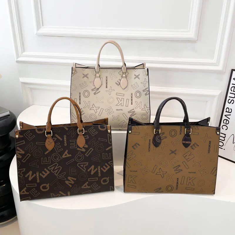 حقائب اليد العصرية للنساء بسيطة سعة كبيرة حقيبة كتف المرأة أكياس التسوق حقيبة أنيقة Bolso Marca Lujo Sukмка Sac