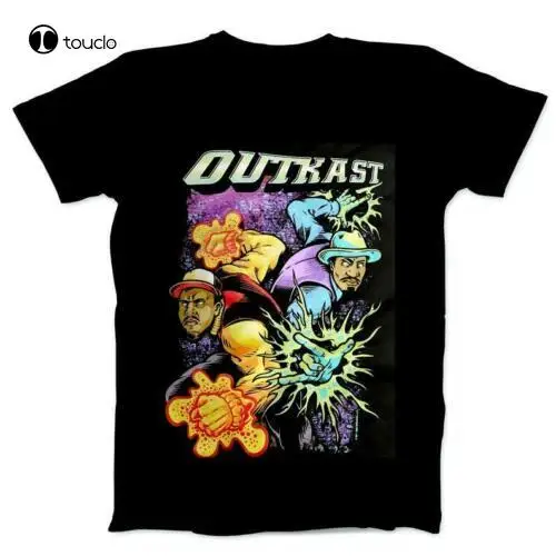 Outkast Vintage T Shirt - Black Custom Aldult Teen Unisex Digital Printing Fashion Funny New Xs-5Xl