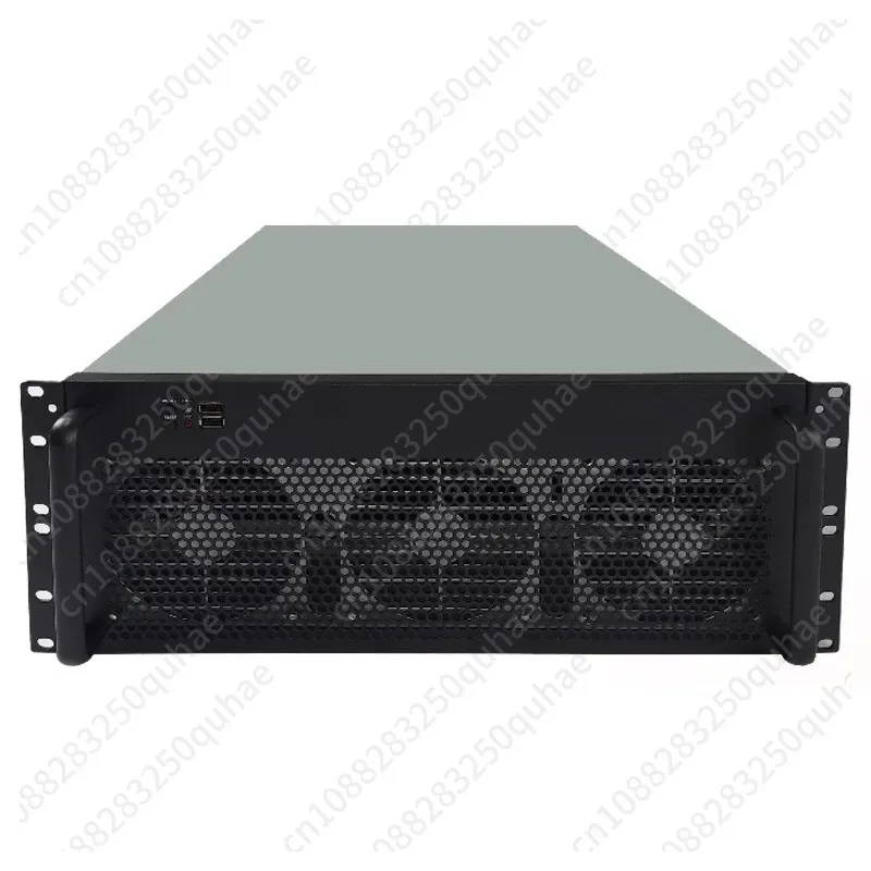 4U Multi-Graphics Card Chassis 6/8 Graphics Card IDC Room Rack Server GPU Industrial Control Computer Violent Fan