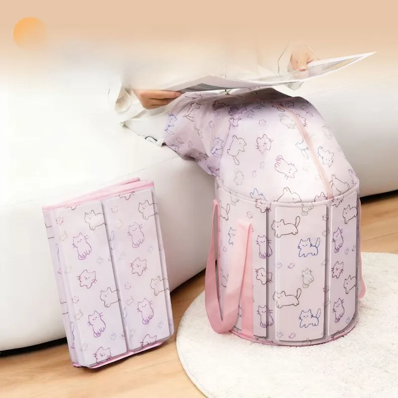 

2025 новая бытовая складная сумка для ванны для ног для взрослых с высокой изоляцией, паролем до колена и замачиванием