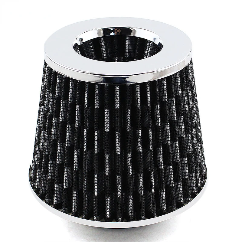 Performance Air Intake Filter High Flow 76mm Sports Racing Car Tuning Cold Mushroom Head 6 Inch Cone Airfilter  Universale