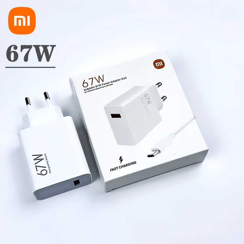 Original Xiaomi 67W Fast Charger Mi 14 13T 12T 13 Ultra Pro Redmi Note 12 11 13 Pro Poco X5 F5 Pro USB Charger Type C Cable