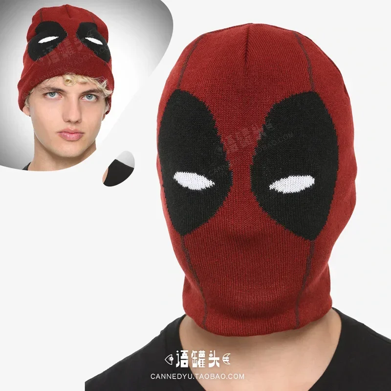 inventory Marvel Deadpool Deadpool Head Cover Led Eye Venom Collector\'s Birthday Gift Headwear Decorative Baseball Hat