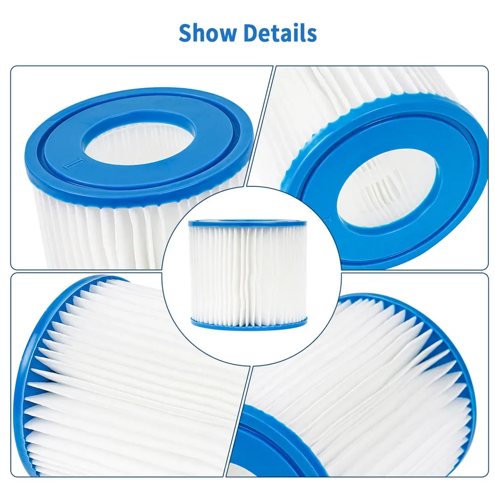 Cartucho de filtro de piscina para bomba 58381 Flowclear Lay-Z-Spa-Miami Vegas Palm Springs Paris