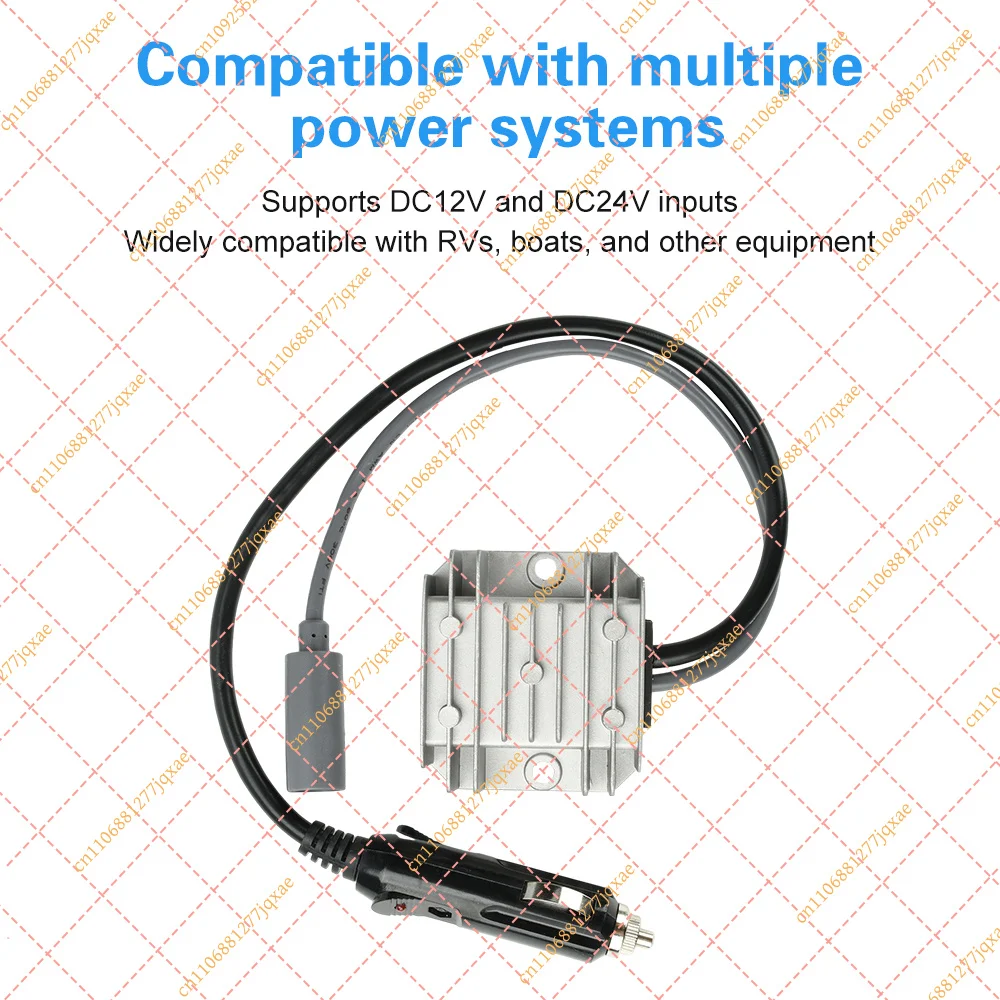 Mini DC Boost Converter 12V/24V to 30V 3.5A, Cigarette Lighter Plug Step-Up Power Supply for RV & Marine