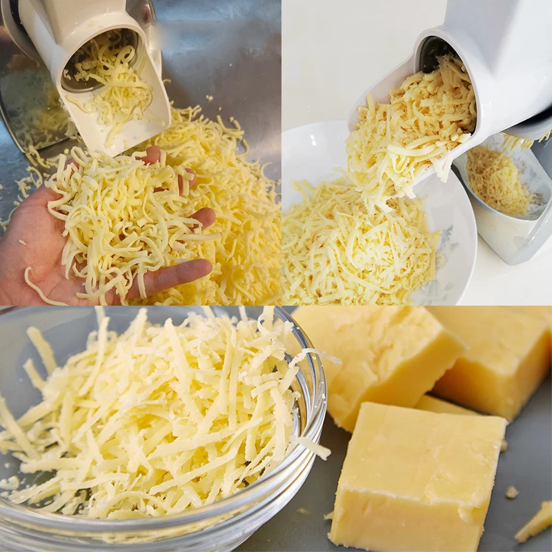 

Cheese Shredder Electric Grater Automatic Home & Commercial Use Multi-Function Vegetable Cutter Cheese Slicer 2.5/5/7MM