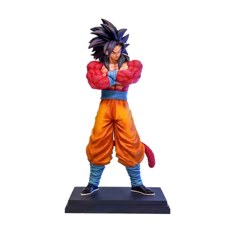 Vf Super Four Goku двуглавая скульптура может заменить Dragon Ball аниме периферийные устройства Gk ручная модель орнамент подарок другу статуя