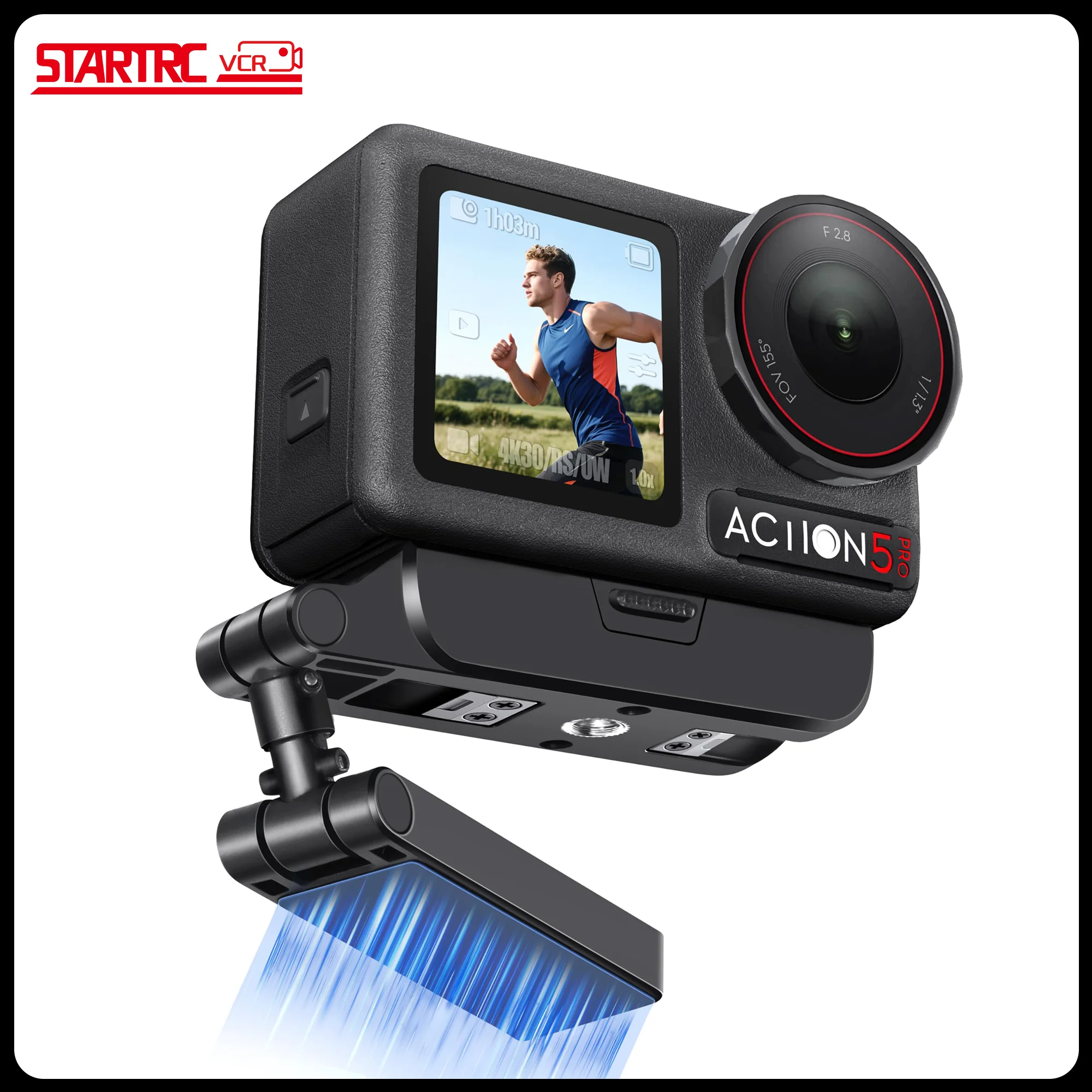 Estuche Organizador para GoPro Hero 13, Estuche Rígido Impermeable de Doble Capa con Cierre TSA para GoPro Hero 12/11/10/9/8/Media Mod