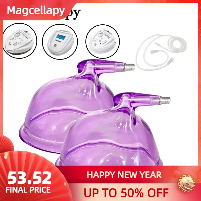 Butt and Chest Enlargement Vacuum Suction Cup Cupping Machine Accessories With Y-Shaped Hose For Colombian People EnlargeGluteal