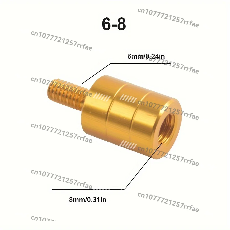 

Fishing Net Rod Pod Connector M6/M8/M10/M12 Screw Net Head Adapter Fishing Landing Net Parts