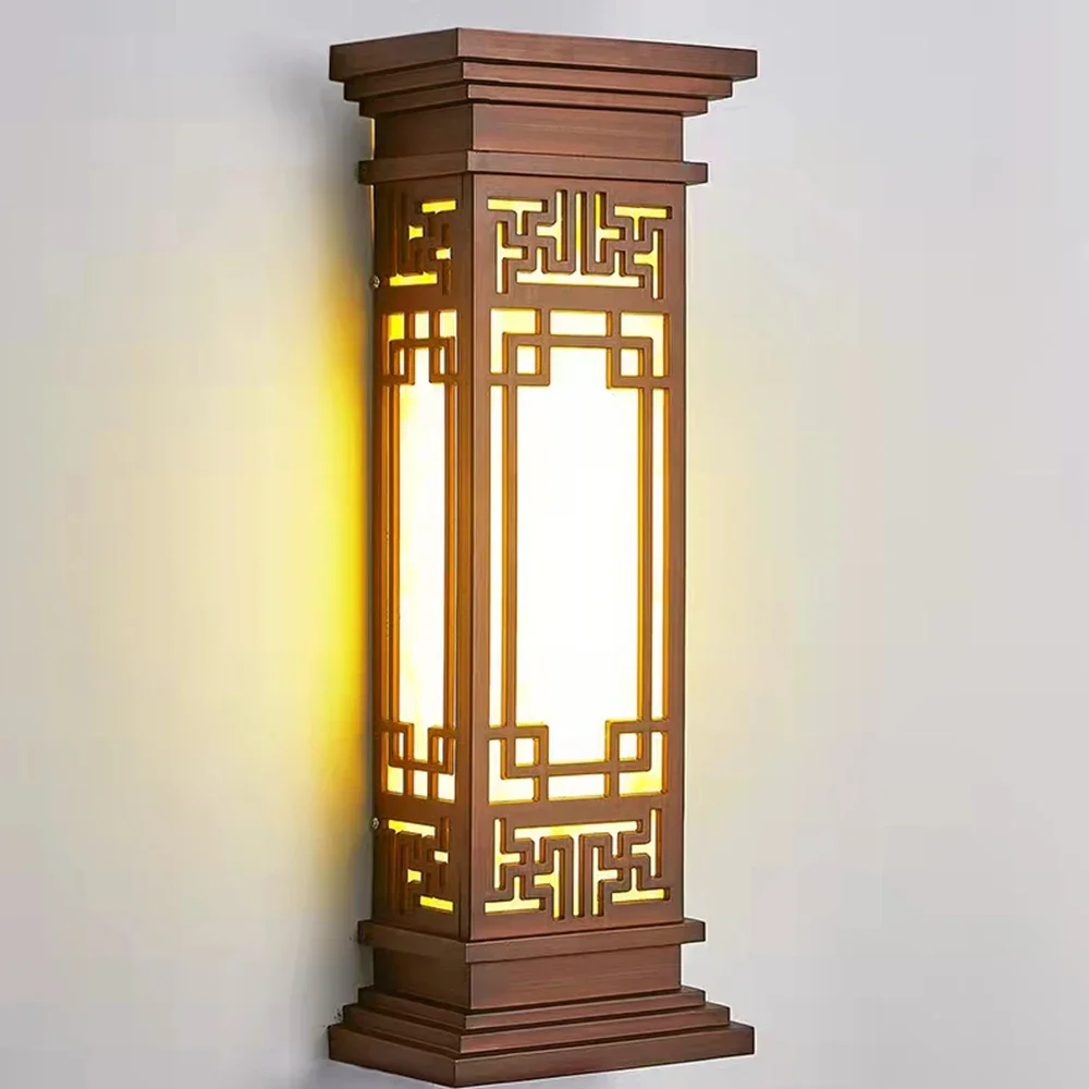 KARLOS buitenlamp LED Chinese stijl wandkandelaars lamp waterdicht voor thuis balkon klassiek