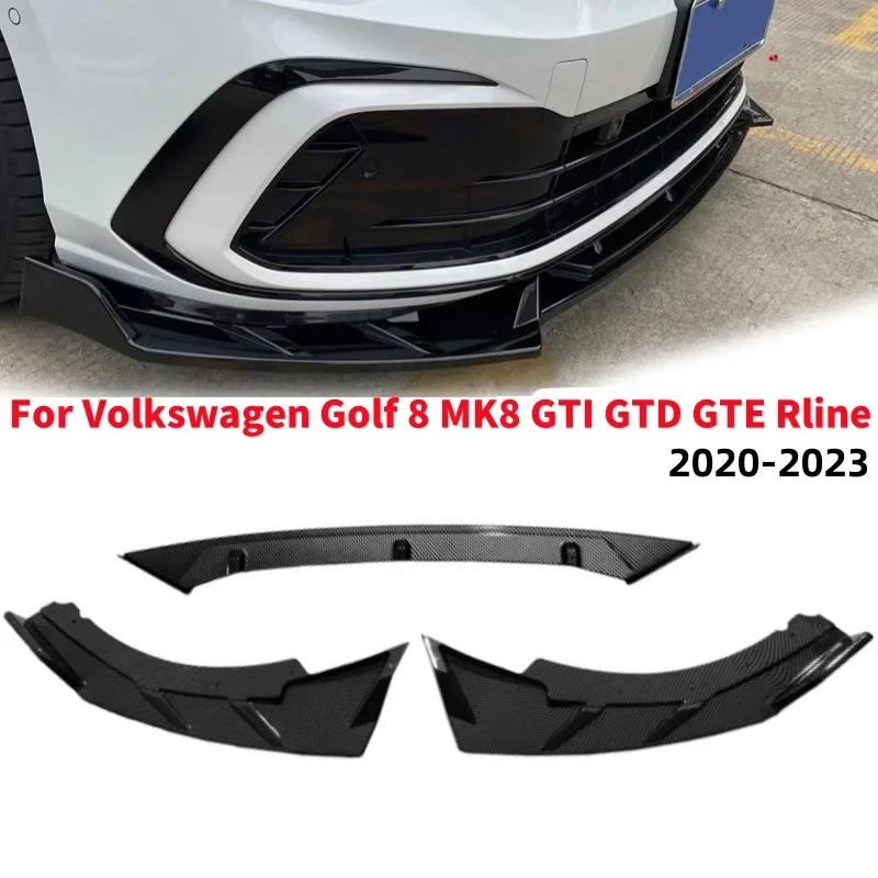 

3 шт. комплект кузова переднего бампера автомобиля для Volkswagen Golf 8 MK8 GTI GTD GTE Rline 2020-2023